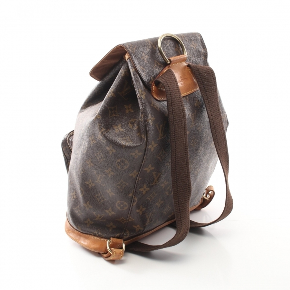 Louis Vuitton Montsouris GM Monogram Backpack Rucksack Brown